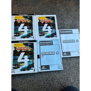 BJU Press science 4 fifth edition teachers manuals, assessments and text book